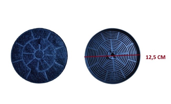 ASPİRATÖR KARBON FİLİTRE KUMTEL 12,5cm (2 Lİ TAKIM)