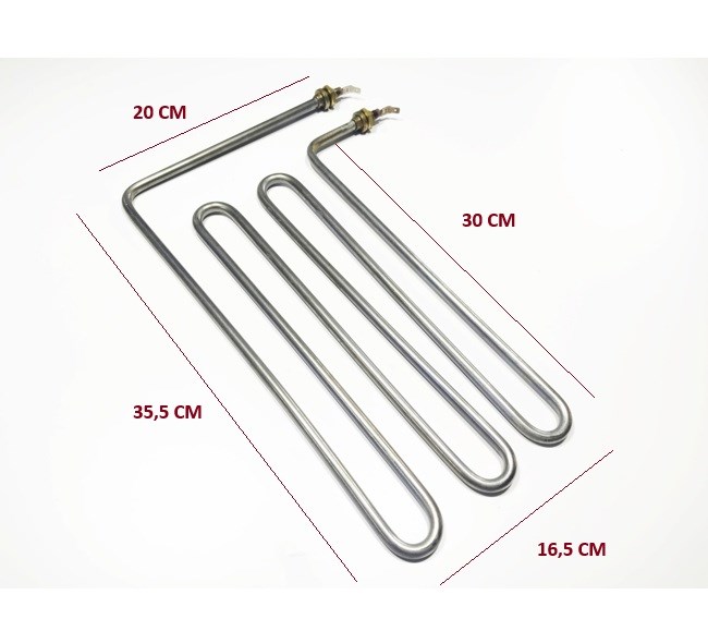 BENMARİ REZİSTANSI F TİPİ DÜZ 2500W 35,5*16,5 CM 220V