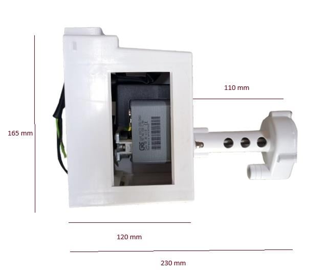 BUZ MAKİNASI POMPASI GRE-NR40 45W 0,4A 220V KARE SOKET