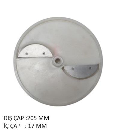 ÇAGDAŞ SEBZE DOĞRAMA YARIMAY BIÇAĞI 4MM (4 NO)