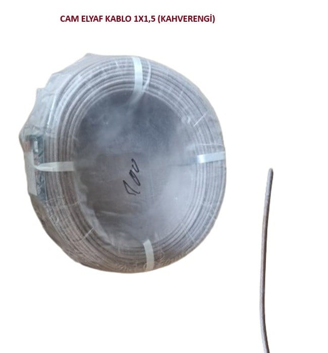 CAM ELYAF KABLO 1X1,5 (KAHVERENGİ)