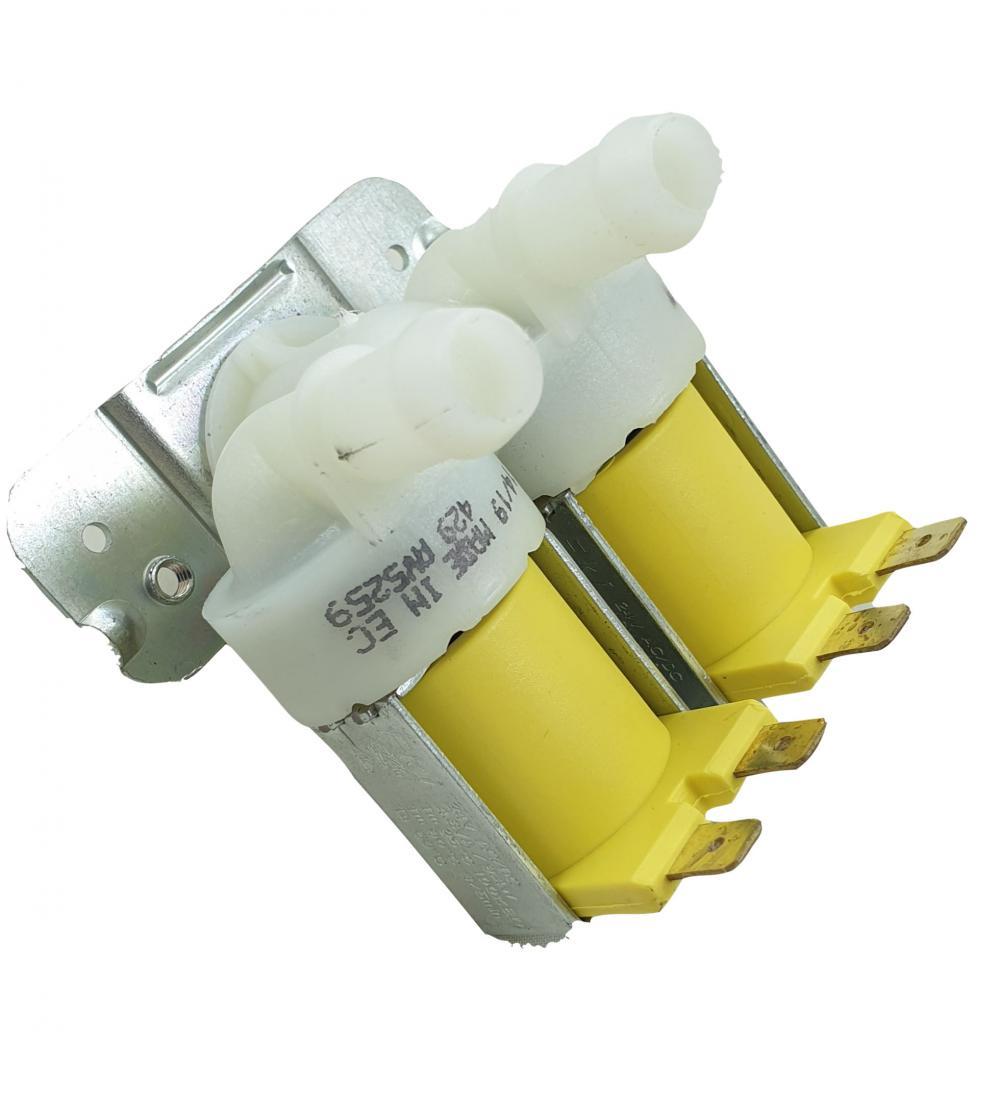 ÇAMAŞIR YIKAMA MAKİNESİ VENTİL İKİLİ 180C İNCE UÇLU METAL BIRAKETLİ 24VAC/DC