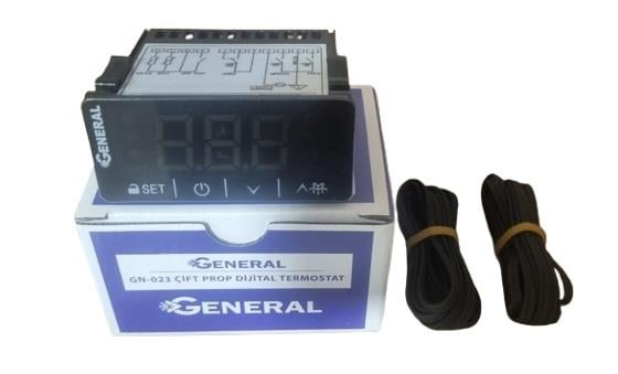 DİJİTAL TERMOSTAT GN-023 ÇİFT PROP 220V