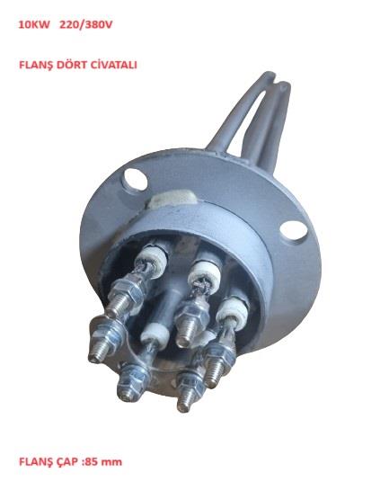 ELEKTRİKLİ KOMBİ REZİSTANSI FLANŞLI 220/380V 10KW 33CM