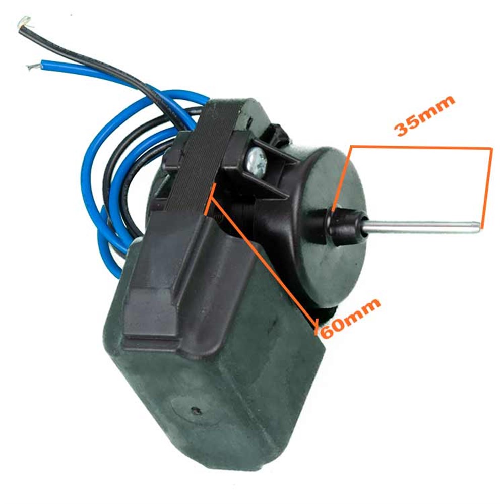 FAN MOTORU NOFROST SİYAH KABLOLU  F61-10  3,17MM