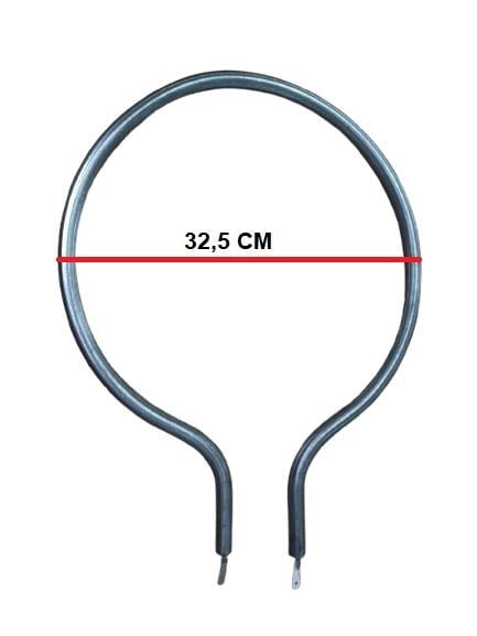 FIRIN REZİSTANS ELMA BÜYÜK 650W ÇAP:32,5CM 10MM 220V