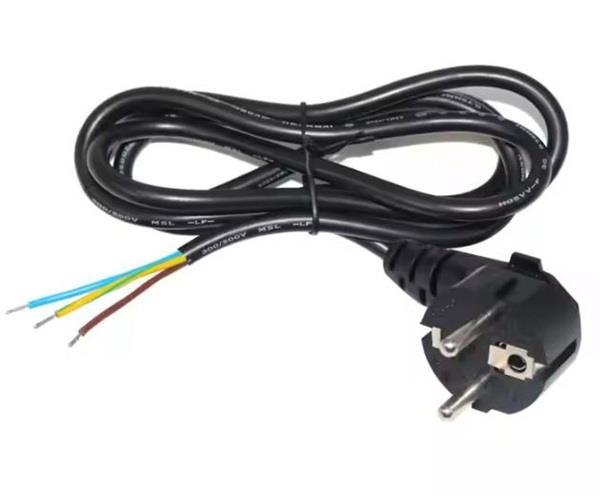 FİŞLİ KABLO 3X1,5 180CM (SİYAH)