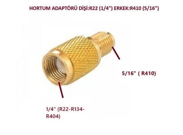 HORTUM ADAPTÖRÜ R22 (1/4