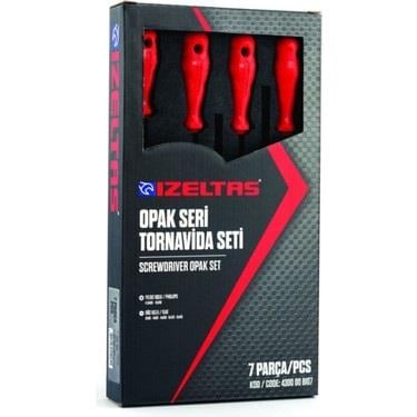 İZELTAŞ 7 PARÇALI OPAK TORNAVİDA SETİ 4300008107