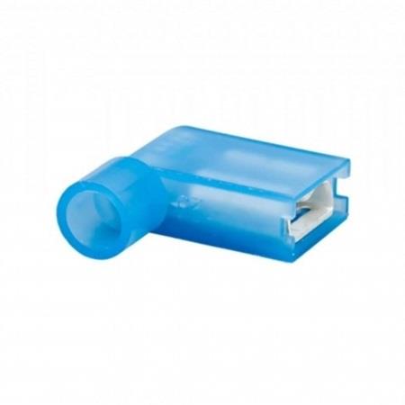 İZOLELİ BAYRAK TİP TERMİNAL MAVİ 6,35MM (EPFDEB-2862) 100 ADET