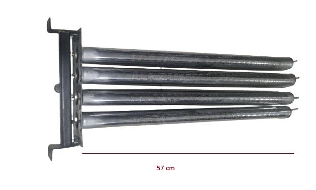 KKF/40 KROMLÜKS FIRIN BRÜLÖR 4 LÜ 57 CM