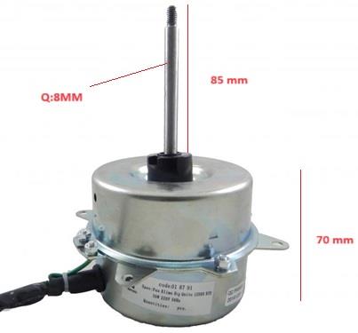 KLİMA DIŞ ÜNİTE FAN MOTORU 12000 BTU 35W 220V 