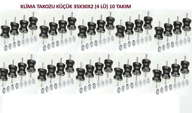KLİMA TAKOZU KÜÇÜK 35X30X2 (4 LÜ) 10 TAKIM