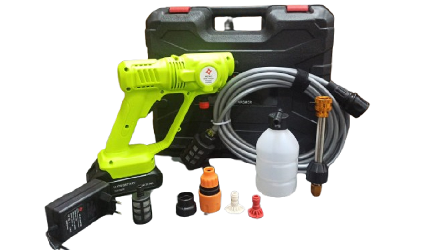 KLİMA TEMİZLİK POMPASI TAŞINABİLİR 21V ŞARJLI 1500 MAH ÇANTALI