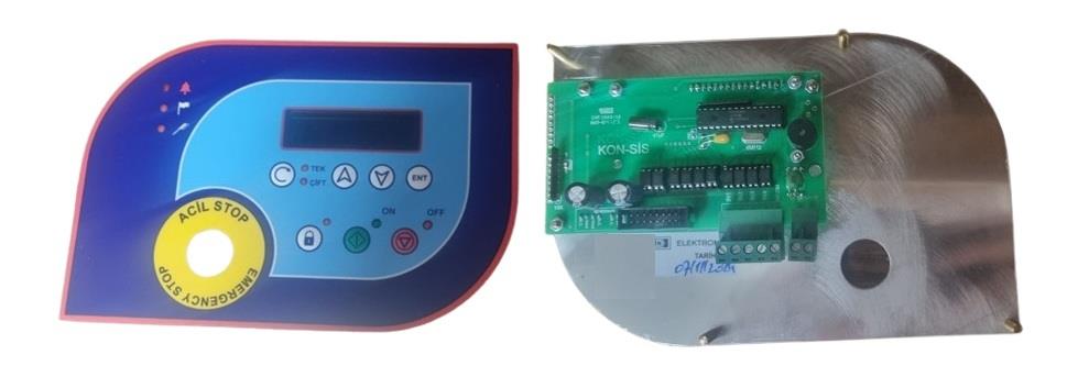 KURUTMA MAKİNASI ÖN PANEL KART (KN-OVL)