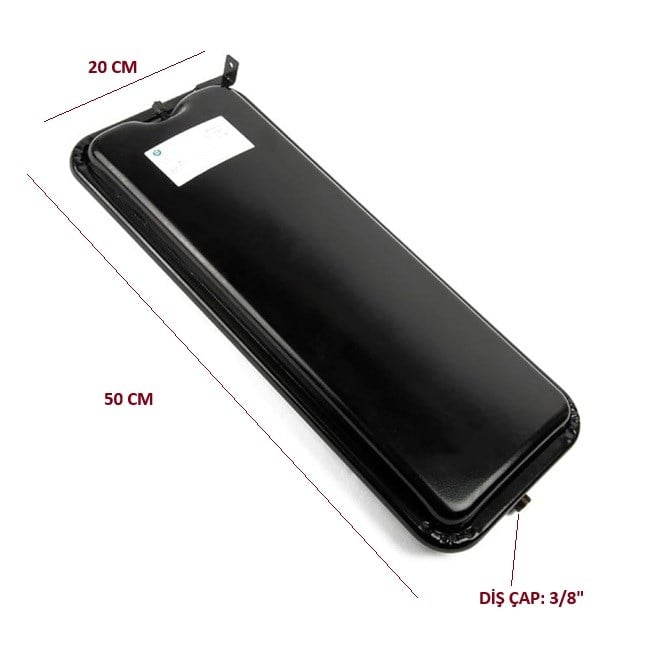 NEVA - ATRON - NEPTO - LYNX KOMBİ DİKDÖRTGEN GENLEŞME TANKI - SİYAH ÖNAYSAN 77890032026