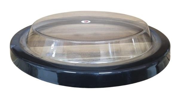 PATATES SOYMA MAKİNASI ÜST KAPAK ŞEFFAF ÇAP:41CM (KALIN KENAR)