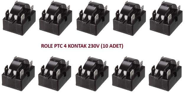 ROLE PTC 4 KONTAK 230V (10 ADET)