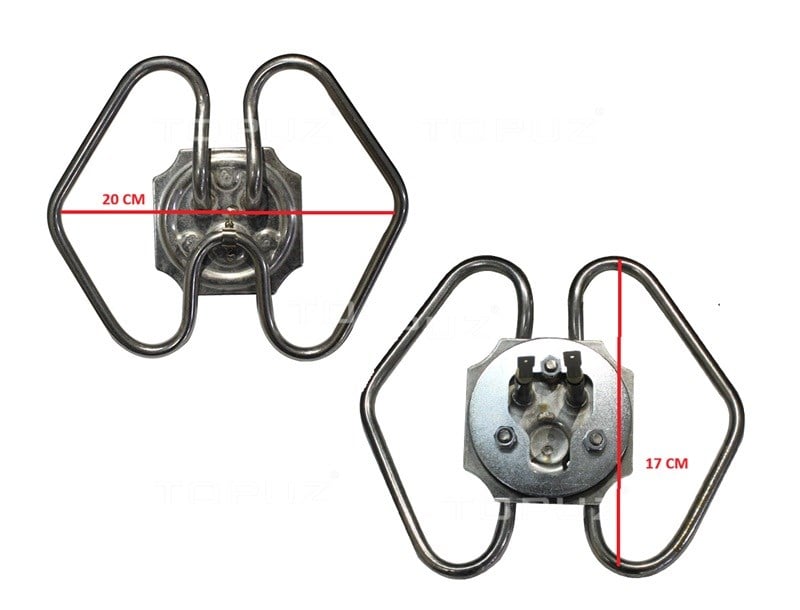 SEMAVER REZİSTANSI KELEBEK 1750W 18*18 CM 6,5 MM CR-Nİ