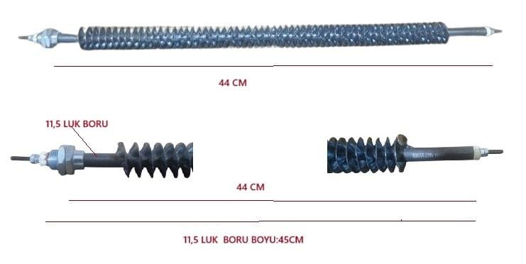 SERPANTİN REZİSTANS DÜZ 44CM Q:11,5 750W (DEMİRE DEMİR)