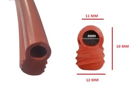 SİLİKONLU FIRIN CONTASI GEÇME 19X12 (KIRMIZI)