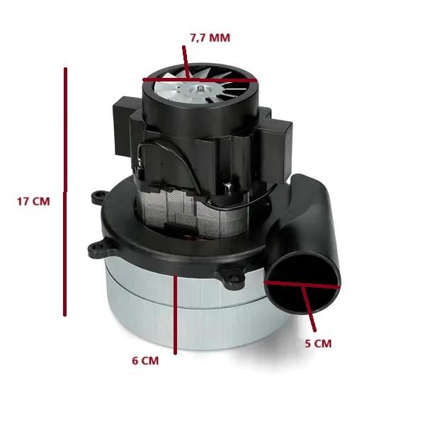 SÜPÜRGE MOTORU 2 FANLI EKSOZ AMETEK 061500005,02 1000W 230V
