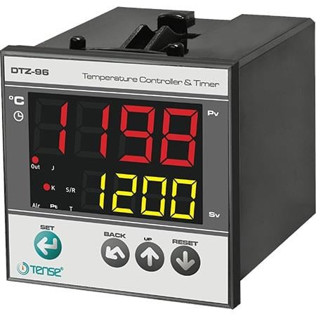 TENSE DTZ-96 SICAKLIK KONTROL CİHAZI ZAMAN AYARLI 240V (96X96)