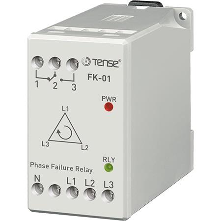 TENSE FK-01 FAZ(MOTOR) KORUMA ROLESİ KLASİK KUTU