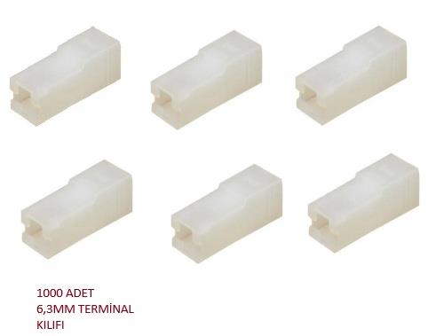 TERMİNAL SOKET KILIFI PLASTİK 6,3MM (1000 Lİ)