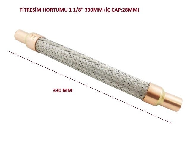 TİTREŞİM HORTUMU 1 1/8'' 330MM (İÇ ÇAP:28MM)
