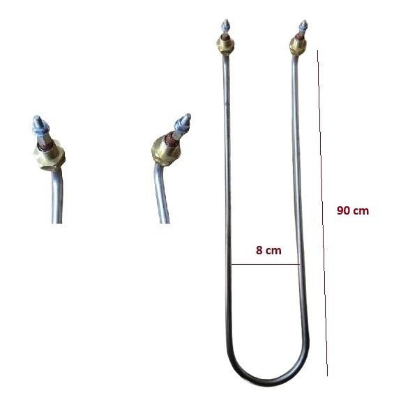 U TİPİ KIVRIK 2500W 90CM BENMARİ REZİSTANSI 