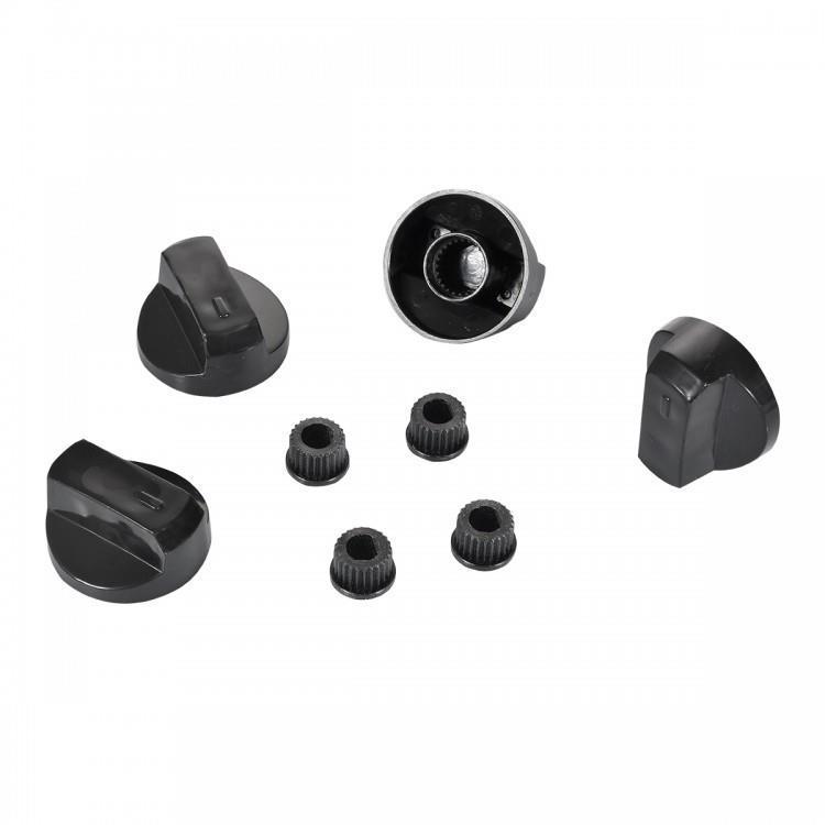 UNİVERSAL OCAK FIRIN DÜĞME GENİŞ YUVALI - SİYAH