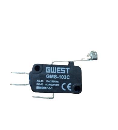 UZUN KOLLU METAL MAKARALI MİKRO SWITCH 10A (GMS-103C)