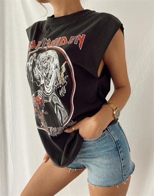 İron Maiden Kolsuz Rocker Tshirt