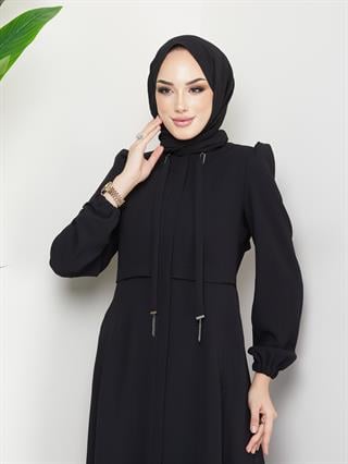 Günay Karaca Kadın Yazlık Mevlana Perdesü Ferace 4590-1