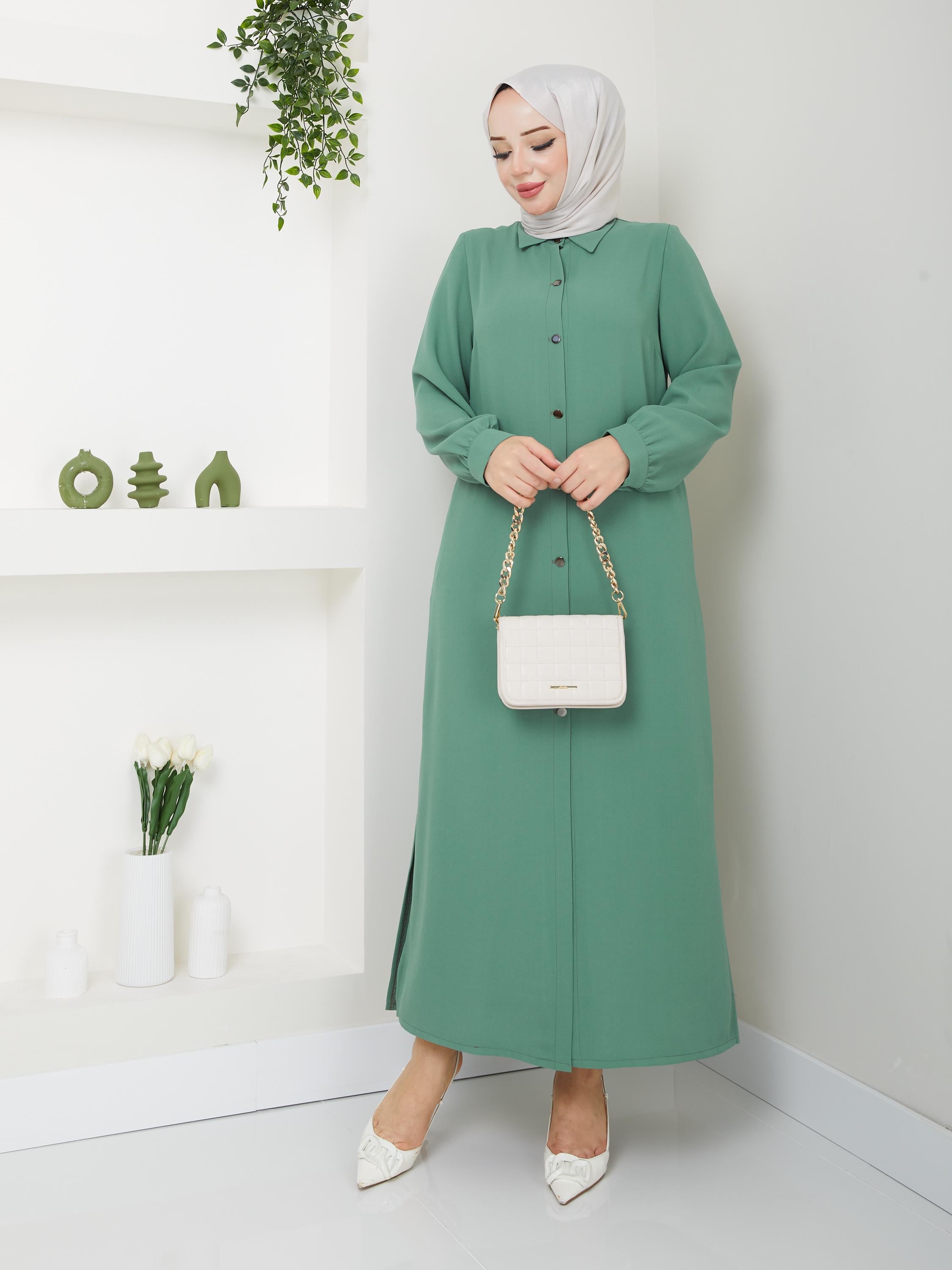 Günay Karaca Yazlık Tunik Kap Giyçık Araboy 126 cm Ferace 4885
