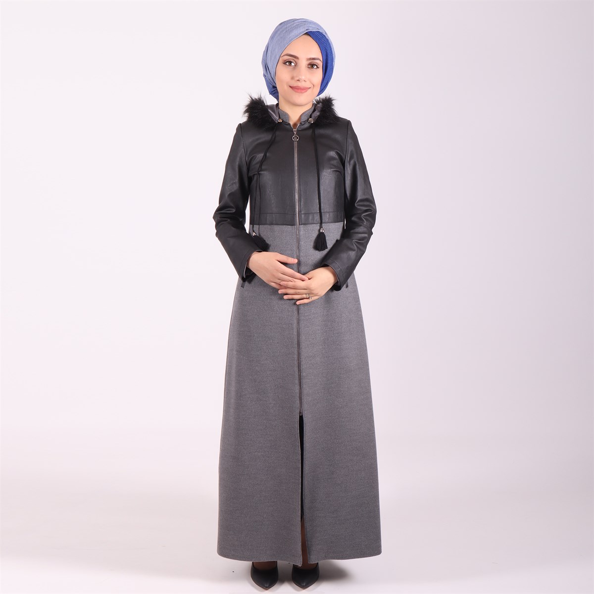 Günay Karaca Derili Kışlık Kaşe Pardesü