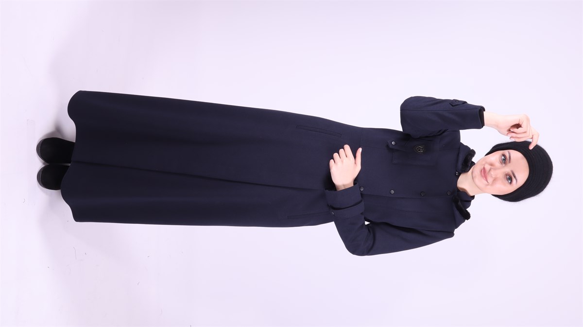 Günay Karaca Kışlık Bayan Kaşe Pardesü