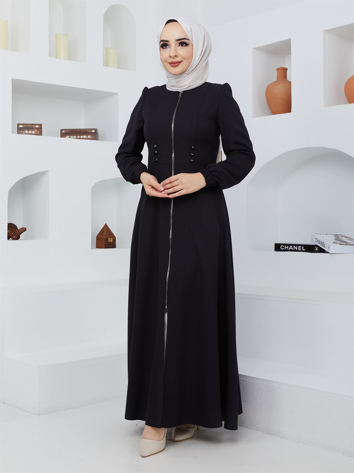 Günay Karaca Mevlana Model Yazlık Ferace 4590