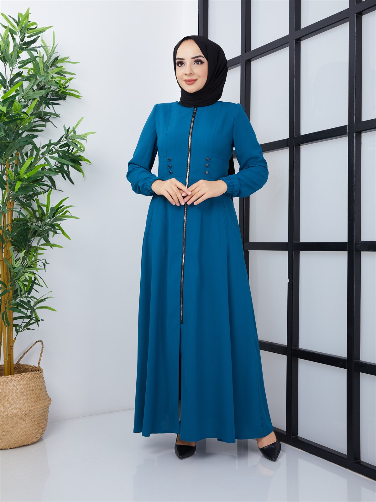 Günay Karaca Mevlana Model Yazlık Ferace 4590