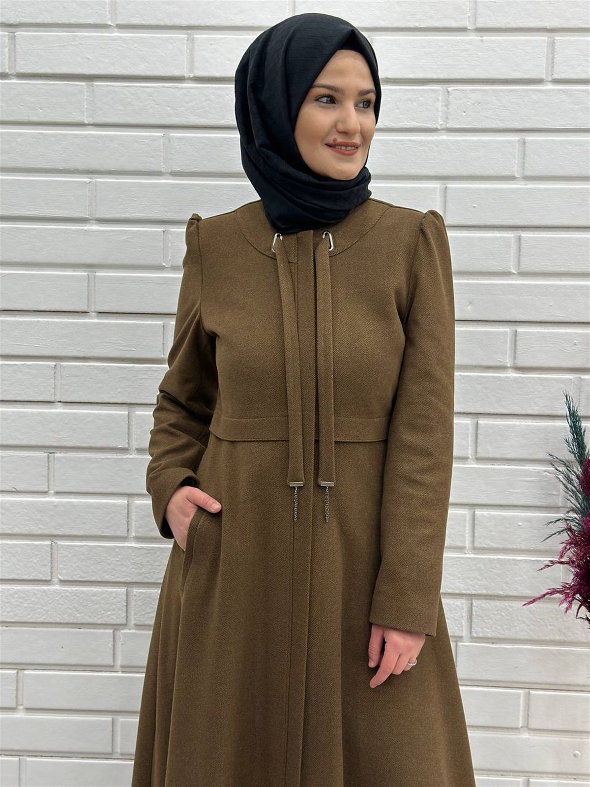Kışlık Mevlana Pardesü, Yakası Zincirli Kışlık Kaşmir Pardesü 4590-2