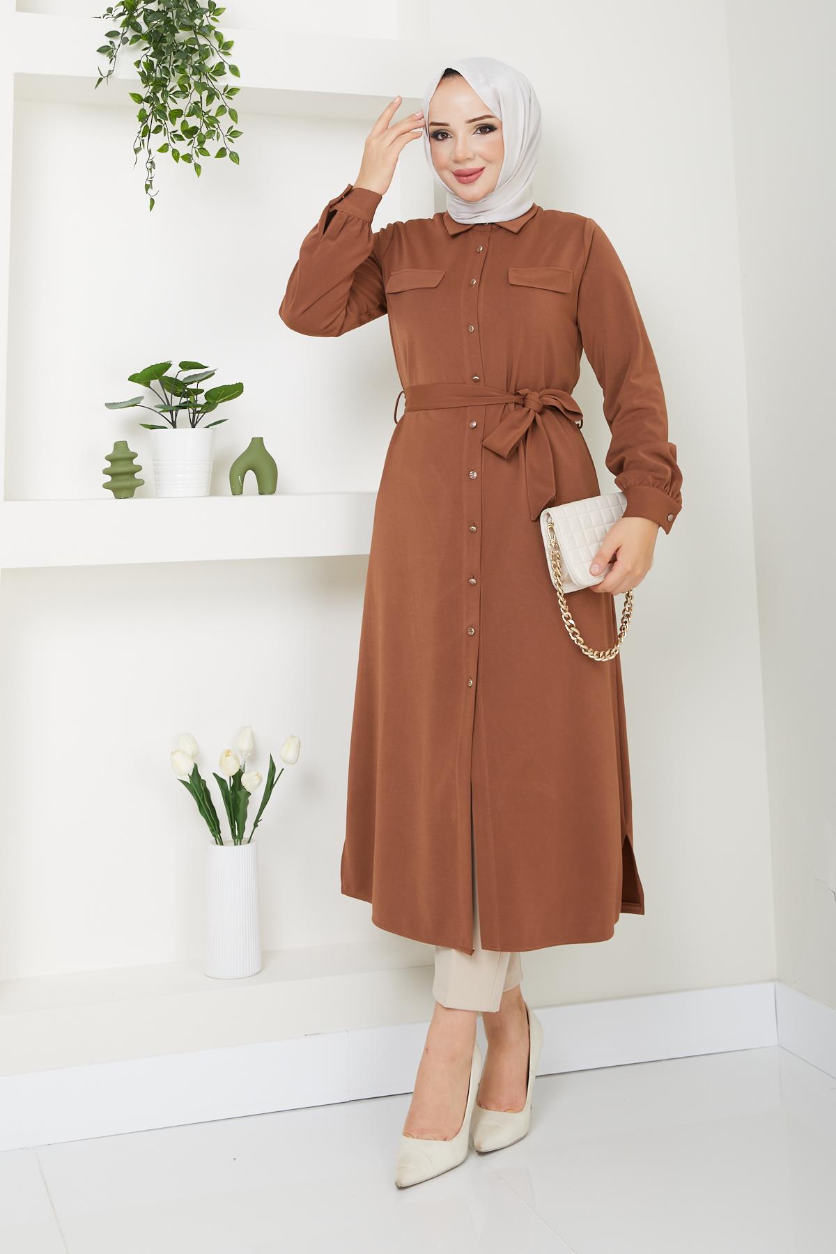 Doque Kadın Tesettür Tunik Giyçık Kap Mevsimlik 61028