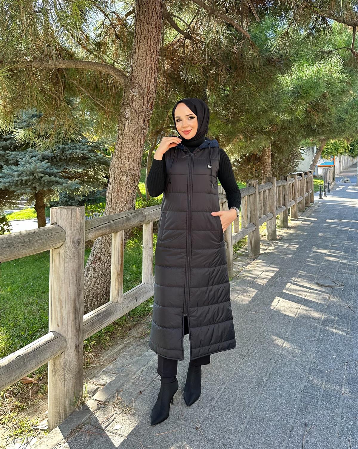 Doque Çift Taraflı Yelek Kışlık Kapitone Şişme 50003 