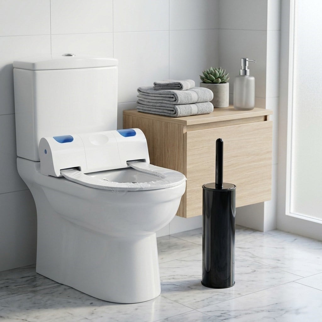 706214 Klasik Wc Fırçası Silikon (Siyah)