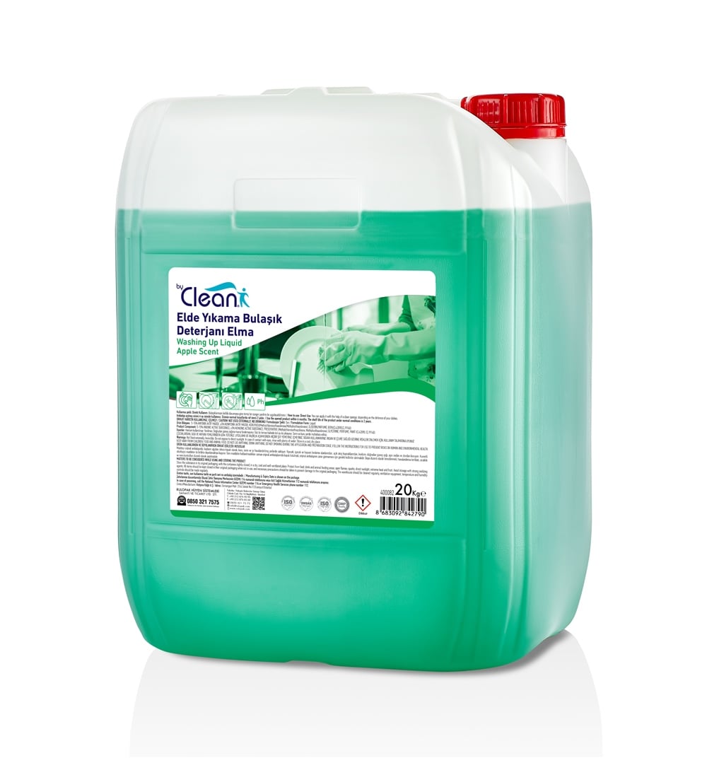 By Clean Elde Yıkama Bulaşık Deterjanı Elma 20 kg