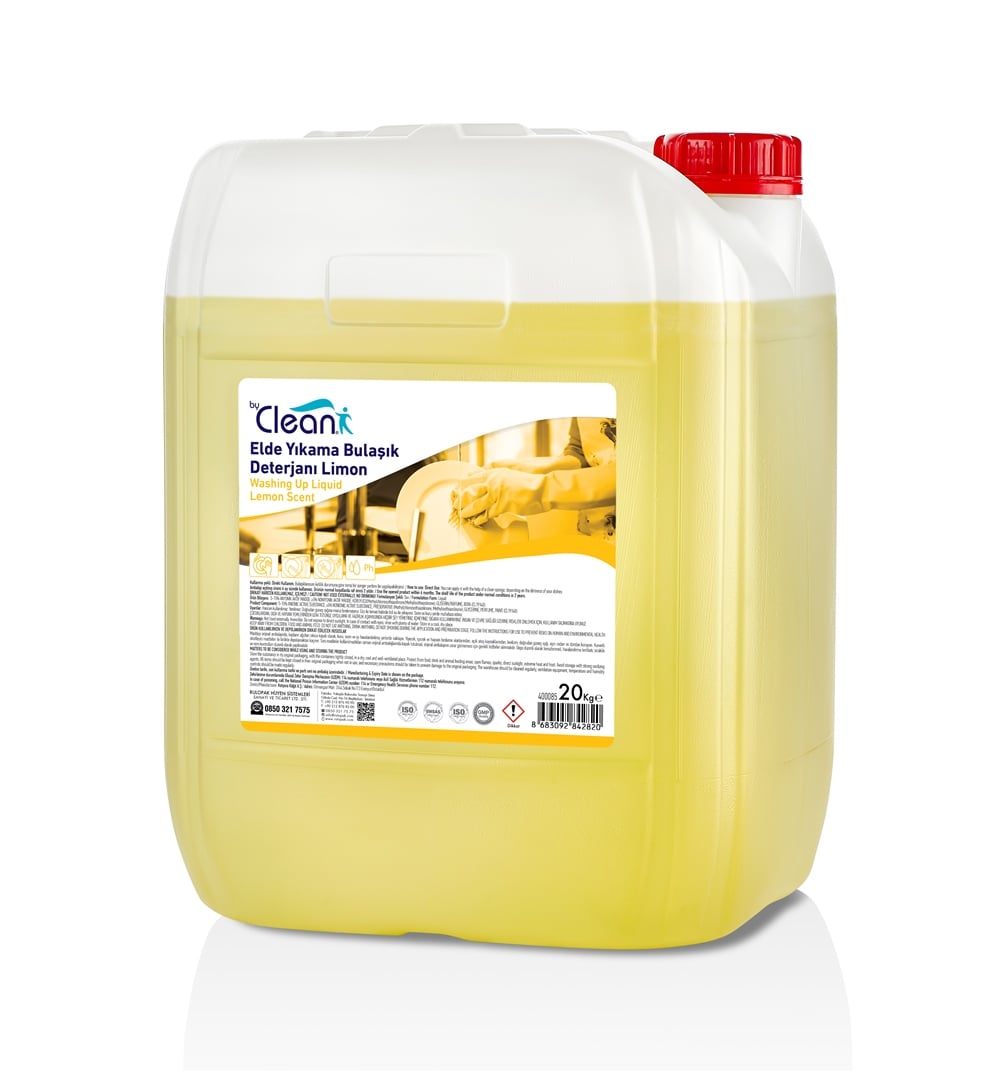 By Clean Elde Yıkama Bulaşık Deterjanı Limon 20 kg