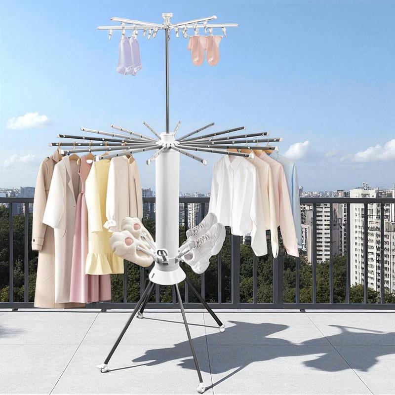 Çamaşır Kurutma Askısı (2 Katlı - Ayakkabı Tutacağı Dahil)