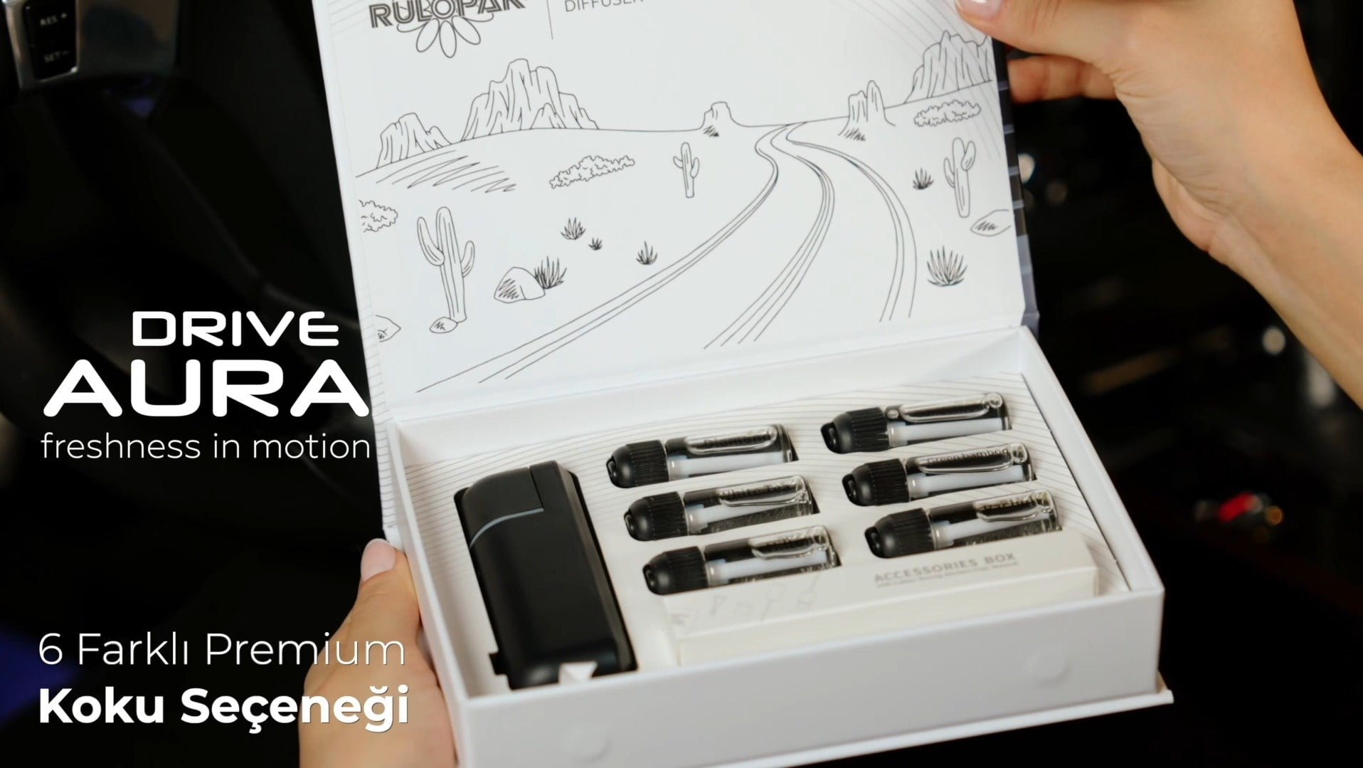 DRIVE AURA Araç İçi Koku Makinesi
