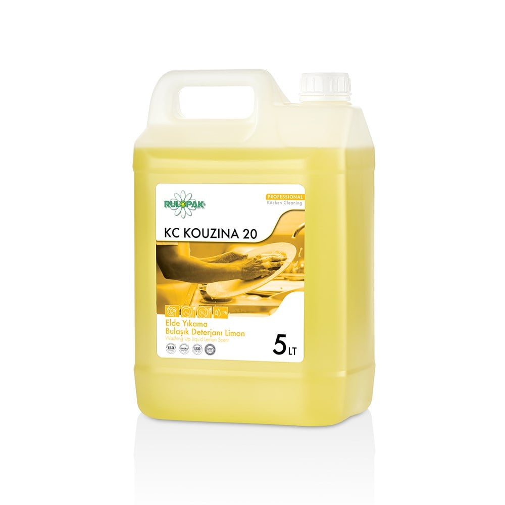 Rulopak Elde Yıkama Bulaşık Deterjanı Limon 5 Kg