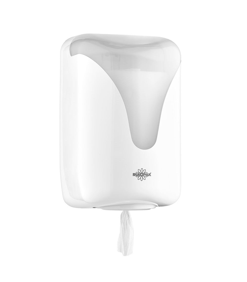 Rulopak Elite İçten Çekmeli Perforeli Havlu Dispenseri - Beyaz